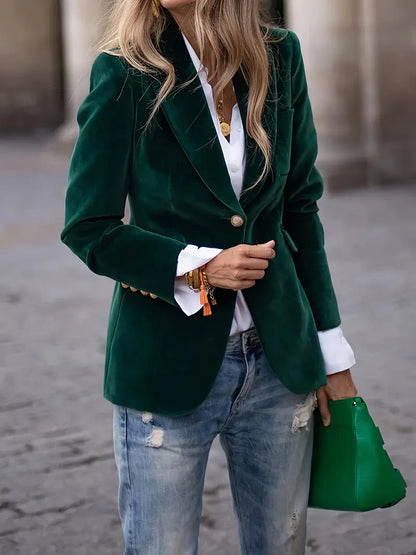JULISSA | Blazer elegante de terciopelo