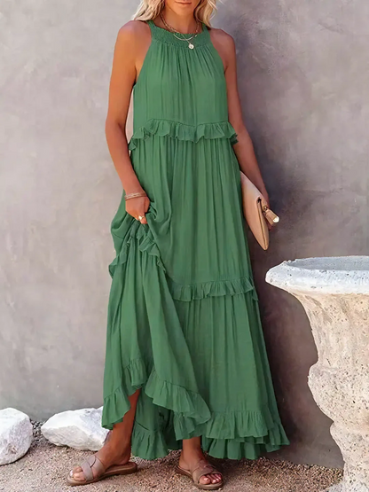 Lucía™ | Vestido Largo con Volantes