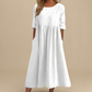 Carla™ | Vestido de Algodón Favorecedor