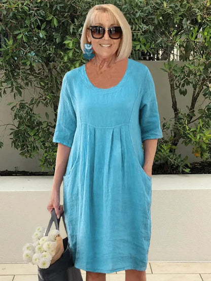 Devyn – Vestido Estiloso con Bolsillos Laterales