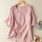 Mila™ | Blusa Vintage con Detalle de Botones