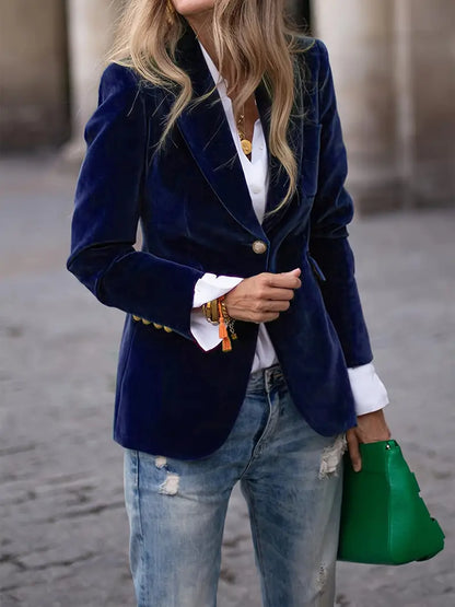 JULISSA | Blazer elegante de terciopelo