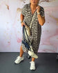 Jade™ | Vestido Casual con Estampado de Leopardo