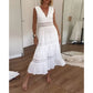 Aurelia™ | Vestido Elegante de Encaje con Escote en V