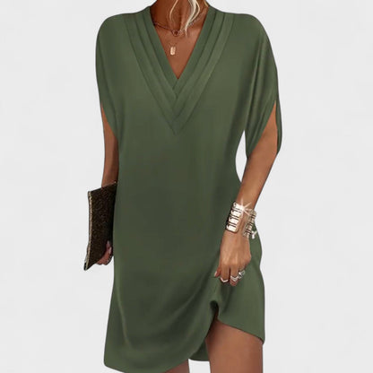 Helena – Vestido Elegante con Mangas Abiertas