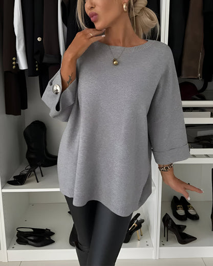 Lucía™ | Jersey suave con botones