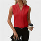 Julia – Blusa sin Mangas con Escote en V