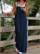 Annia – Peto Casual de Pierna Ancha con Bolsillos