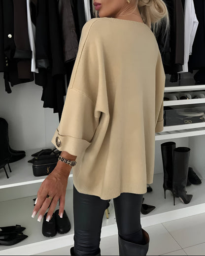 Lucía™ | Jersey suave con botones