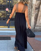 Sienna™ | Vestido Largo con Cuello Cruzado