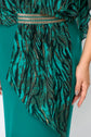 Mariana™ | Vestido Elegante con Capa Estampada