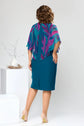 Mariana™ | Vestido Elegante con Capa Estampada