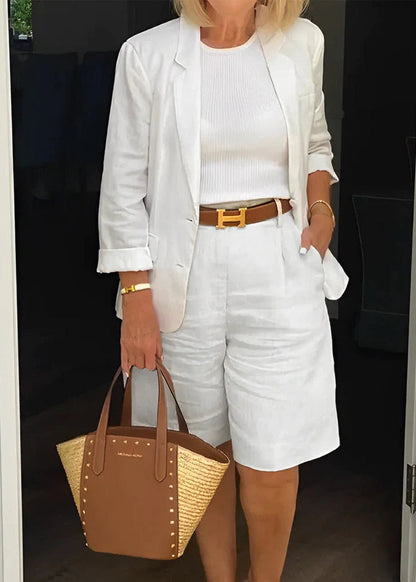 Camila™ | Conjunto Estilizado de Dos Piezas con Blazer y Shorts