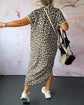 Jade™ | Vestido Casual con Estampado de Leopardo