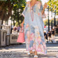 Isabela™ | Vestido Largo Floral con Mangas Medias
