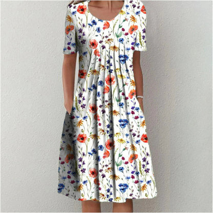 Sofia™ | Vestido Floral Casual con Bolsillos