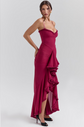 Sofía™ | Vestido Largo con Abertura y Volantes Elegantes