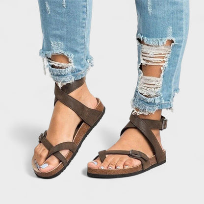 Leonora – Sandalias de Cuero