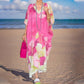 Isabela™ | Vestido Largo Floral con Mangas Medias