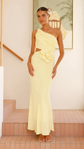Camila™ | Vestido largo ajustado de un solo hombro