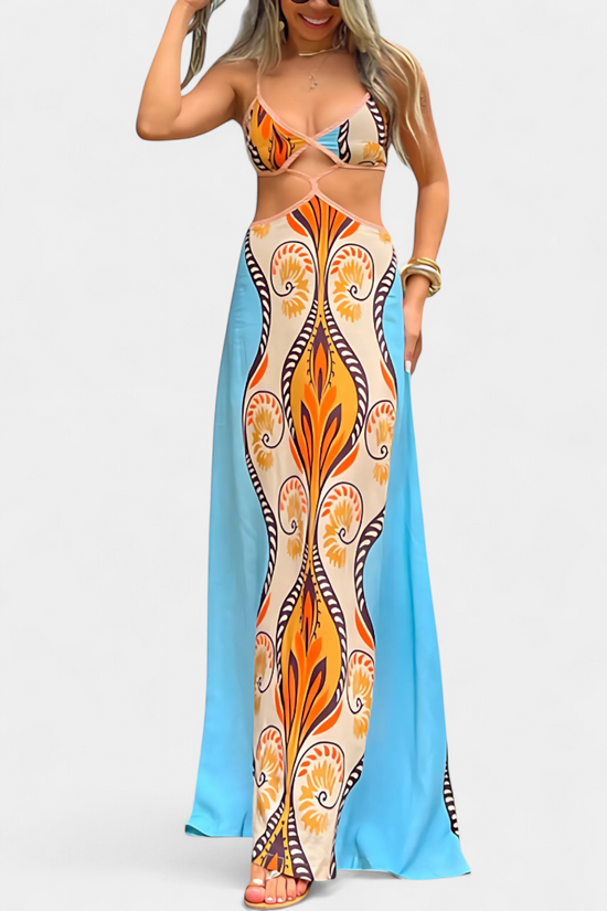Sytella | Vestido Cut-Out Abstracto 🌺🔥