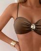Solena™ | Bikini de Dos Piezas con Detalles Dorados – Verano 2025