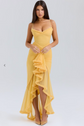 Sofía™ | Vestido Largo con Abertura y Volantes Elegantes