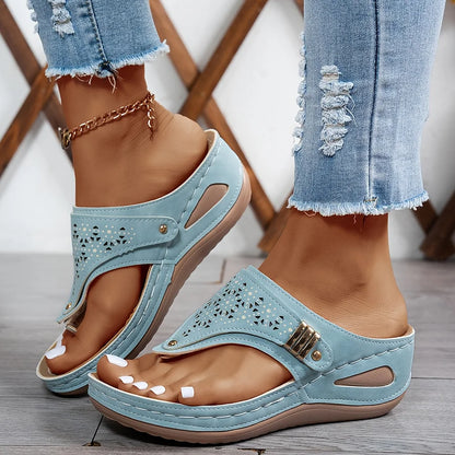 Isabel™ | Sandalias Ortopédicas Elegantes con Tacón Inclinado