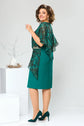 Mariana™ | Vestido Elegante con Capa Estampada