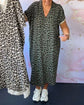 Jade™ | Vestido Casual con Estampado de Leopardo