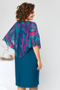 Mariana™ | Vestido Elegante con Capa Estampada