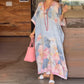 Isabela™ | Vestido Largo Floral con Mangas Medias