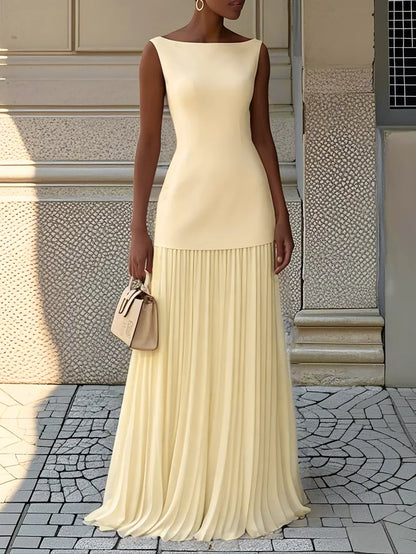 Isabella™ | Vestido largo plisado de diseño
