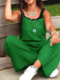 Annia – Peto Casual de Pierna Ancha con Bolsillos