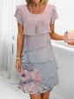 Lucía™ | Vestido Floral de Gasa con Capas y Encanto Natural