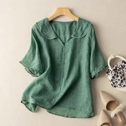Mila™ | Blusa Vintage con Detalle de Botones