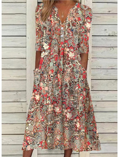 Janice™ | Vestido de Verano Elegante con Cobertura Abdominal