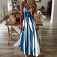 Milano™ | Vestido Largo a Rayas con Elegancia Atemporal