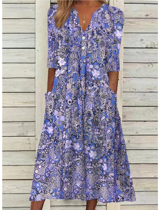 Janice™ | Vestido de Verano Elegante con Cobertura Abdominal