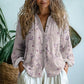 Amparo™ | Blusa con estampado de hojas vintage