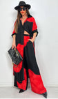 Camila™ | Conjunto Elegante con Camisa Larga y Pantalón Ancho