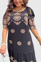 Valeria – Vestido Largo Boho Chic con Bordados Dorados