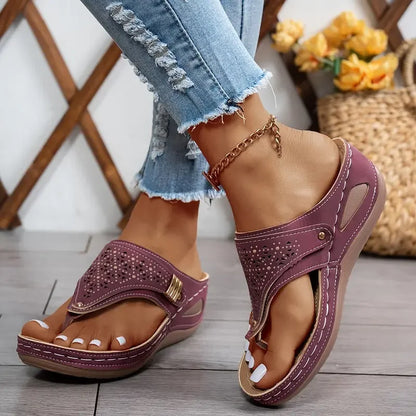Isabel™ | Sandalias Ortopédicas Elegantes con Tacón Inclinado