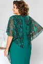 Mariana™ | Vestido Elegante con Capa Estampada