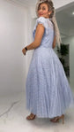 Amelia™ | Vestido Largo Elegante de Gasa con Cintura Entallada