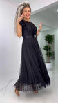 Amelia™ | Vestido Largo Elegante de Gasa con Cintura Entallada