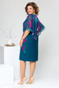 Mariana™ | Vestido Elegante con Capa Estampada