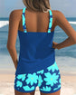 Valeria™ | Tankini Estilizado con Estampado y Escote en U
