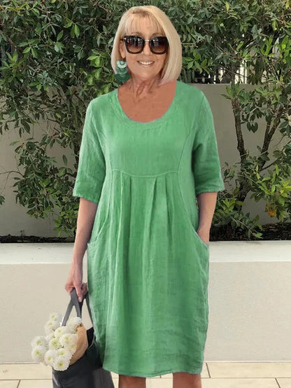Devyn – Vestido Estiloso con Bolsillos Laterales