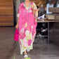 Isabela™ | Vestido Largo Floral con Mangas Medias